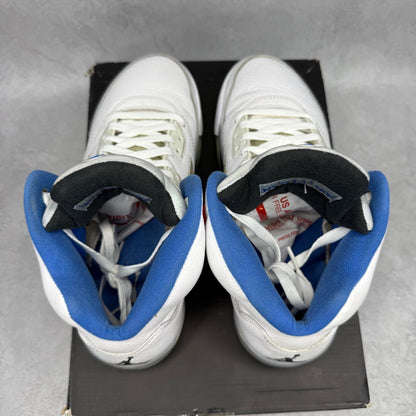 Jordan 5 Retro White Stealth (2021) *pre - owned* SIZE 9.5 - Kicks Collective PA - Jordan - DD0587-140 - Men's Shoes - 9.5M/11W - Pre - Owned