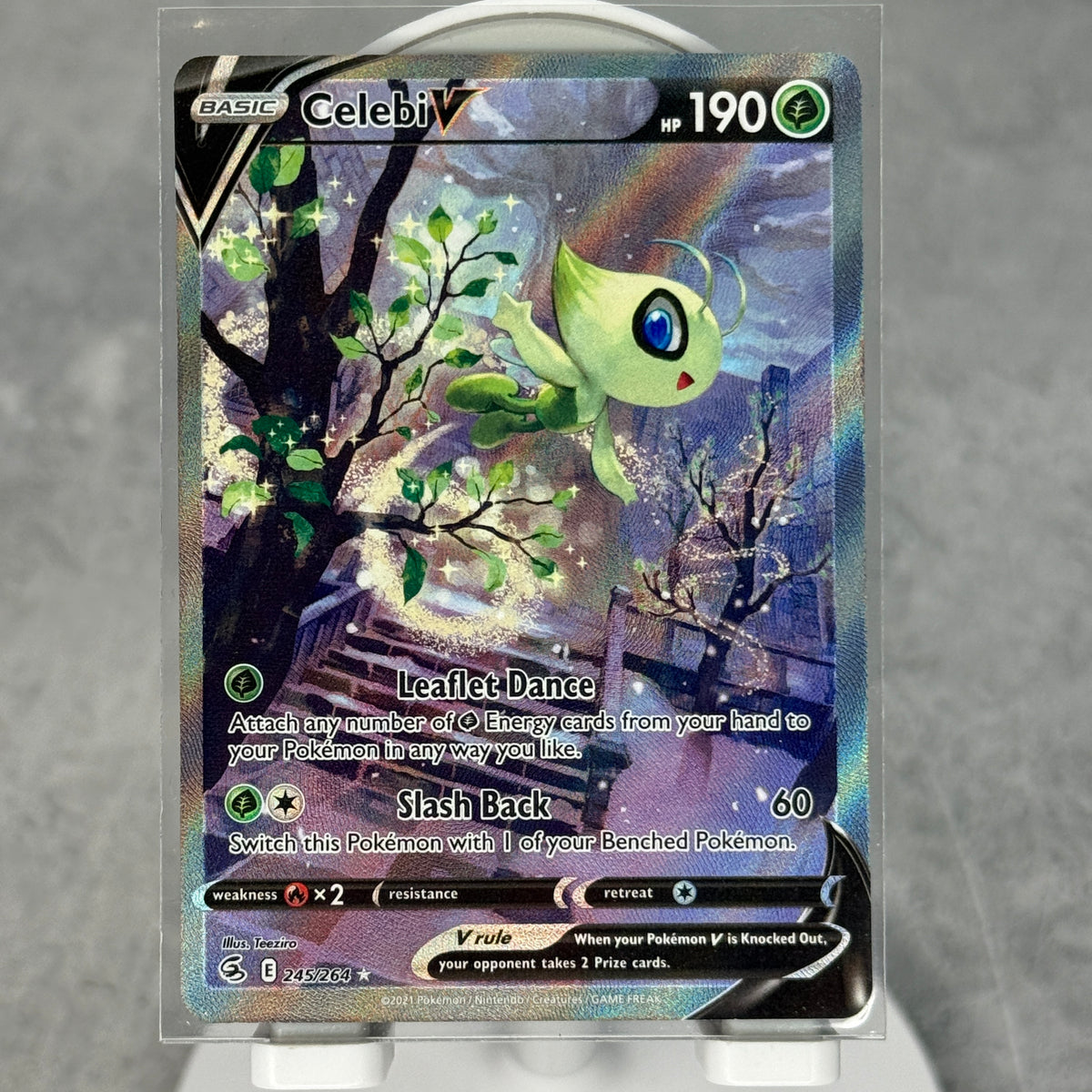 Celebi V (Alternate Full Art) - SWSH08: Fusion Strike (SWSH08)