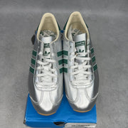 adidas Country OG Silver Metallic Collegiate Green (Women's) 5.5W (New) - tag