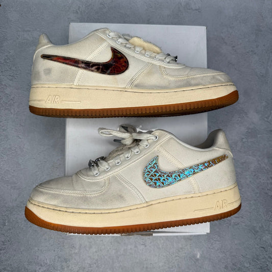 Nike Air Force 1 Low Travis Scott Sail *pre - owned* SIZE 12 - Kicks Collective PA - Nike - AQ4211-101 - Men's Shoes - 12M/13.5W - Pre - Owned