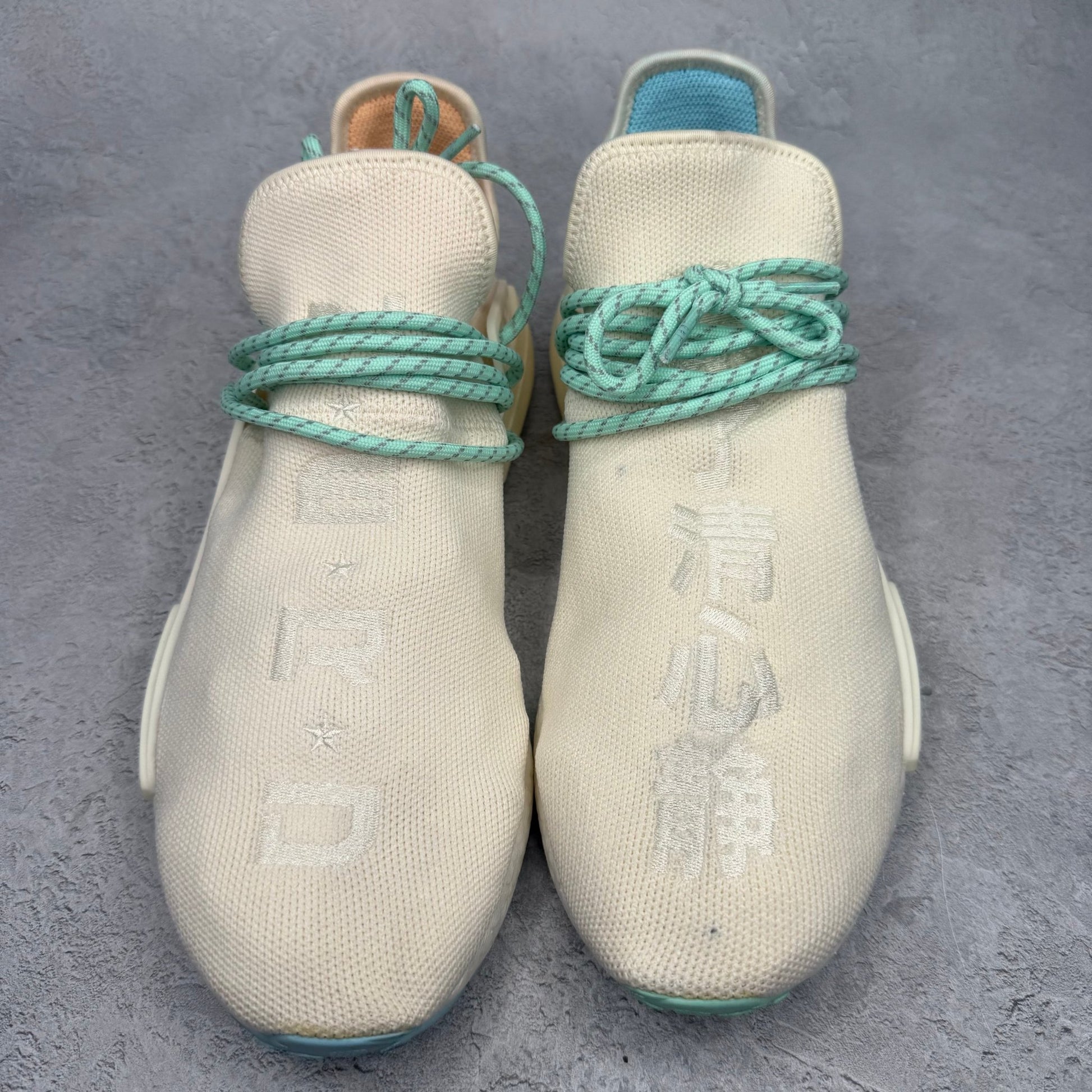 adidas NMD HU Pharrell NERD Chalk White *pre - owned* SIZE 11 - Kicks Collective PA - adidas - GW0246 - Men's Shoes - 11M/12.5W - Pre - Owned