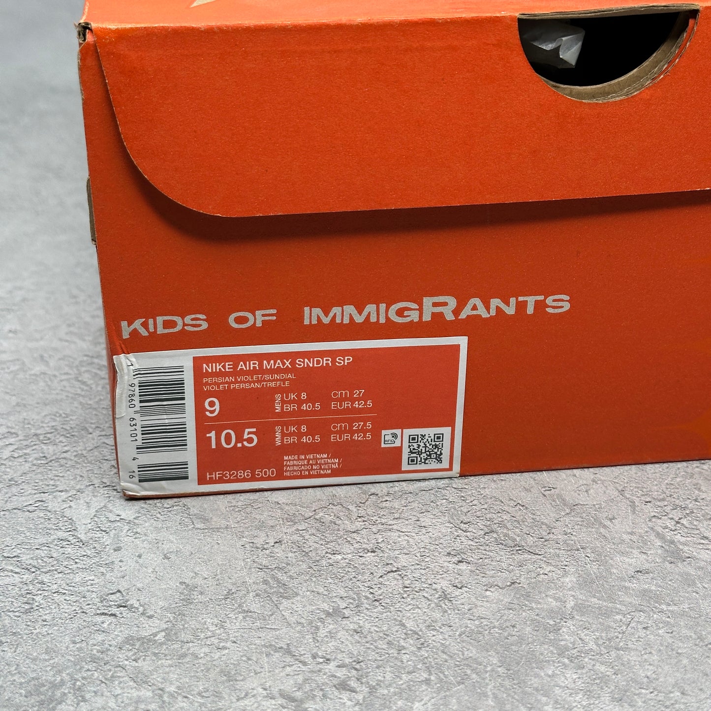 Nike Air Max Sunder SP Kids of Immigrants Sun Down