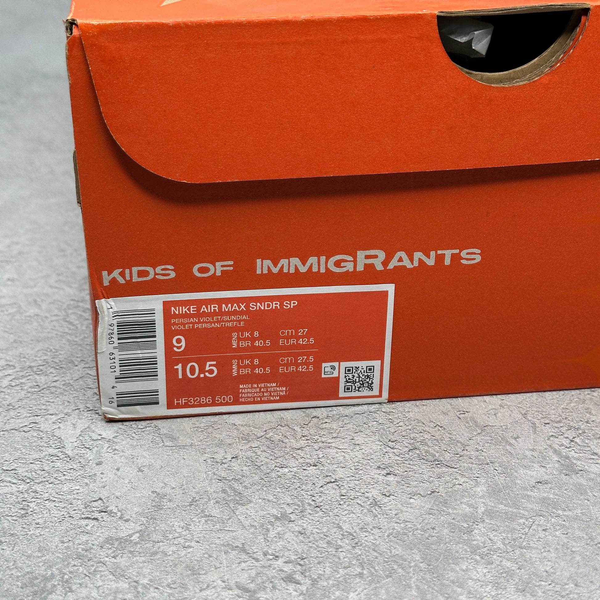 Nike Air Max Sunder SP Kids of Immigrants Sun Down