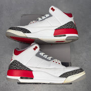 Jordan 3 Retro Fire Red (2022) pre-owned size 12