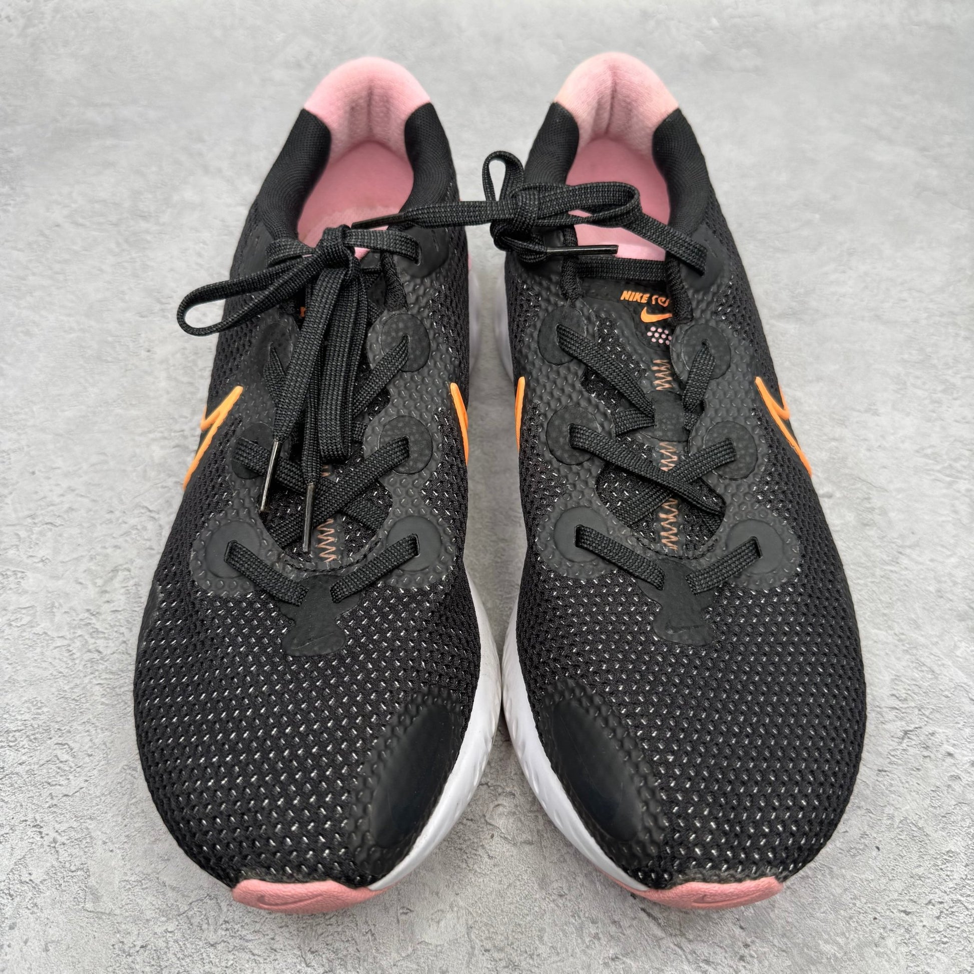 Nike Renew Run Black White Pink (Women's) *pre - owned* SIZE 11W - Kicks Collective PA - Nike - CK6360 - 001 - Women's Shoes - 9.5M/11W - Pre - Owned