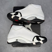 Jordan 14 Retro Black Toe (2014) *pre - owned* SIZE 8.5 - Kicks Collective PA - Jordan - 487471-102 - Men's Shoes - 8.5M/10W - Pre - Owned