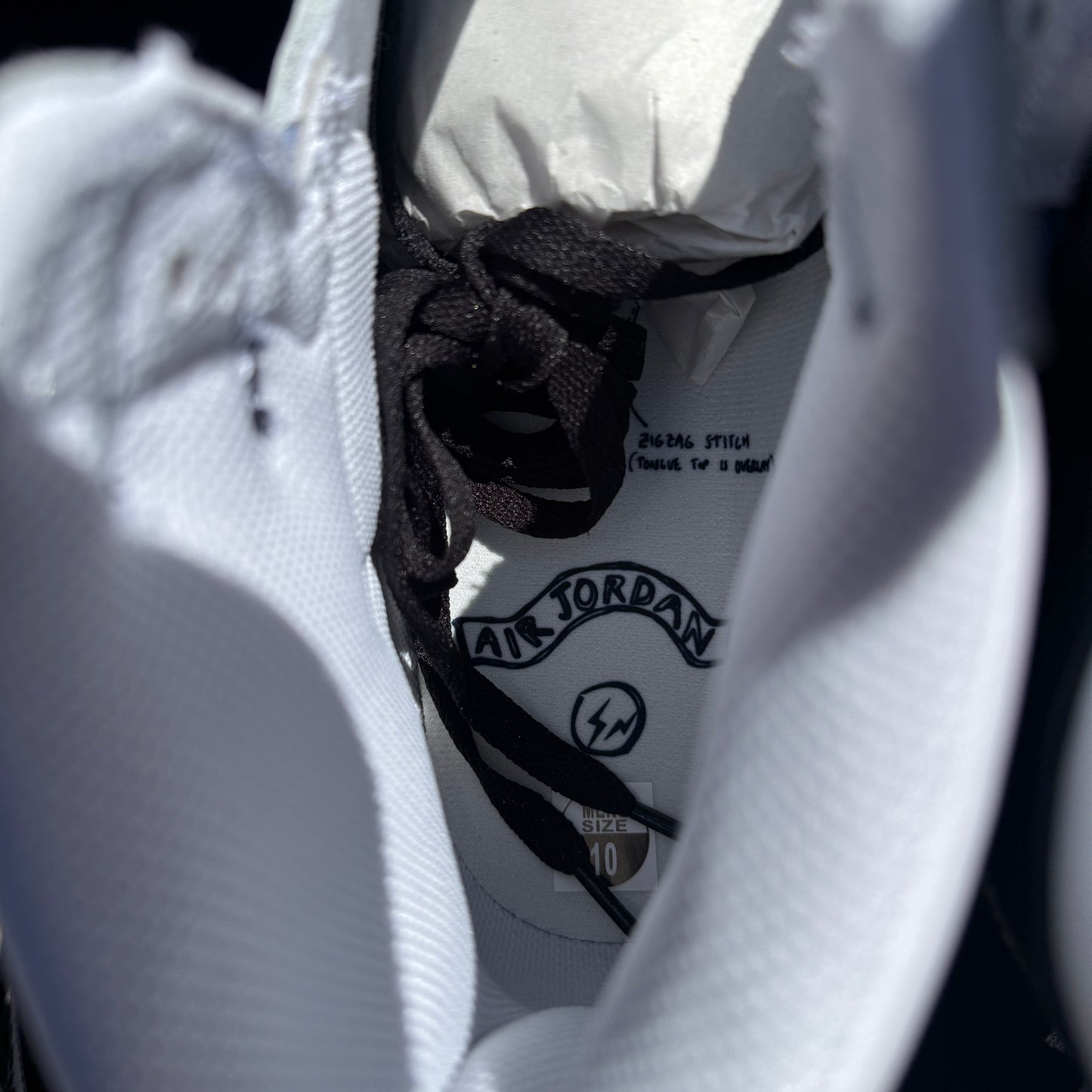 Jordan 1 Retro High OG SP Fragment x Union LA White Black