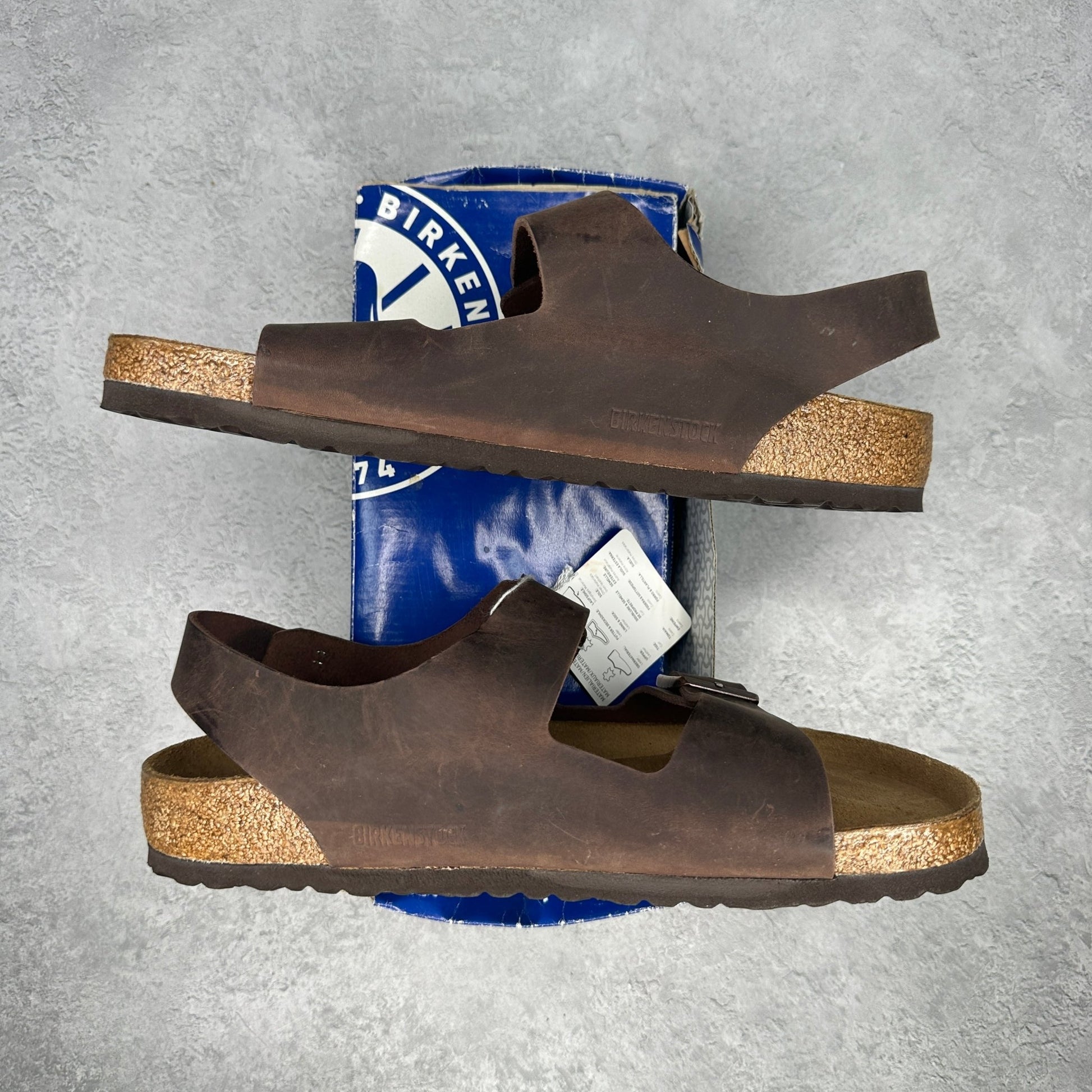 Birkenstock Milano Oiled Leather Habana - Kicks Collective PA - Birkenstock - 0034871 - Men's Shoes - 12M/13.5W - Brand New