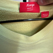 Supreme Box Logo Crewneck (FW22) Pale Yellow *pre-owned* SIZE XL