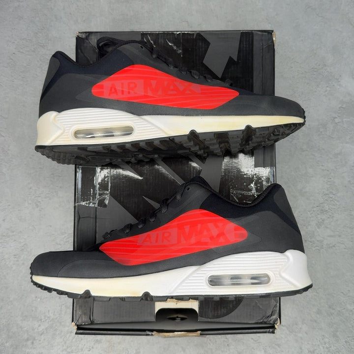 Nike Air Max 90 NS Big Logo Black Crimson 9 (Pre-Owned) - Kicks Collective PA - Nike - AJ7182-003-9-PO-1 - Pre-Owned Sneakers - 9M / 10.5W