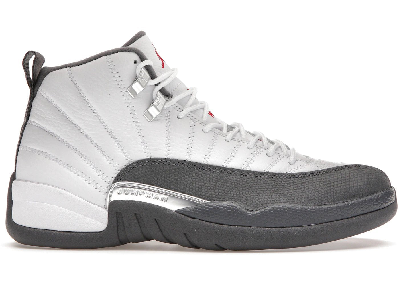 Jordan 12 Retro White Dark Grey *pre - owned* SIZE 11 - Kicks Collective PA - Jordan - 130690-160 - Men's Shoes - 11M/12.5W - Pre - Owned