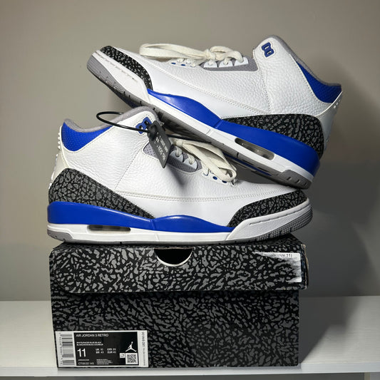 Jordan 3 Retro Racer Blue *pre-owned* (SIZE 11)