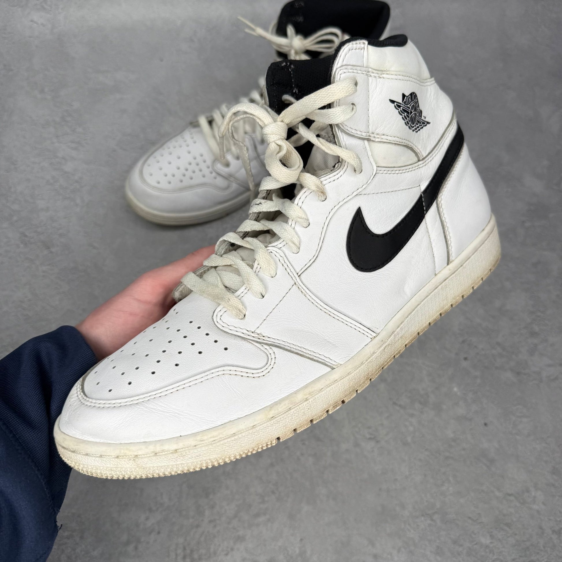 Jordan 1 Retro Yin Yang White *pre - owned* SIZE 13 - Kicks Collective PA - Jordan - 555088-102 - Men's Shoes - 13M/14.5W - Pre - Owned - No Box