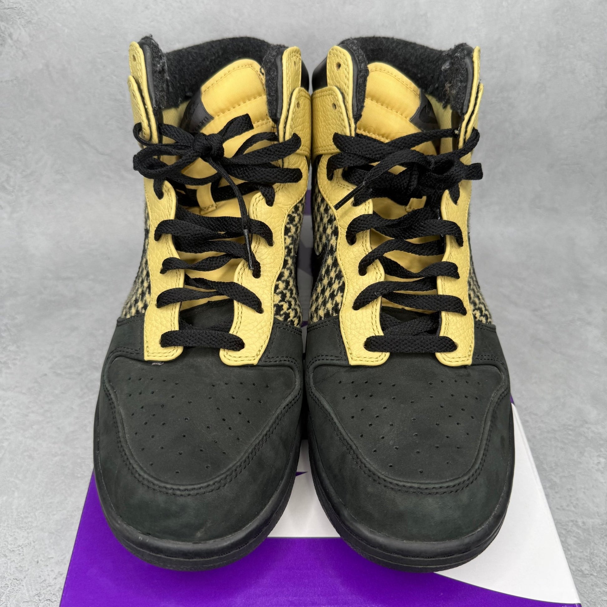 Nike Dunk High Premium Yellow *pre - owned* SIZE 12 - Kicks Collective PA - Nike - 317891 - 004 - Men's Shoes - 12M/13.5W - Pre - Owned