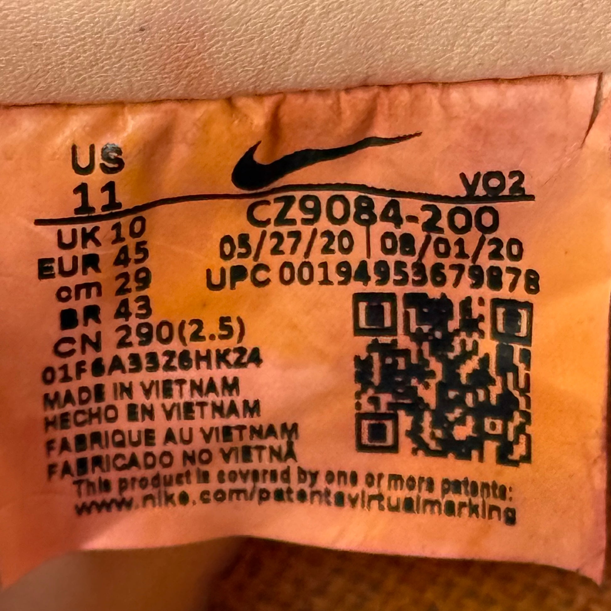 Nike Air Force 1 Stussy Low x Lookout & Wonderland Hand Dyed NEW YORK