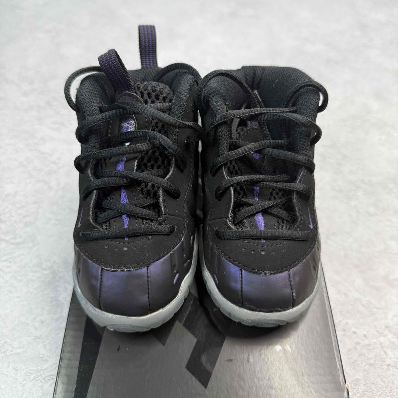 Nike Little Posite One Eggplant (2024) (TD) *pre - owned* SIZE 5C - Kicks Collective PA - Nike - FJ1257 - 001 - Kid's Shoes - 5Y - Pre - Owned
