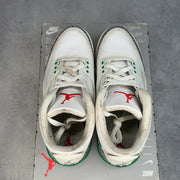 Jordan 3 Retro Lucky Green (Women's) 9W (Pre-Owned) - aux
