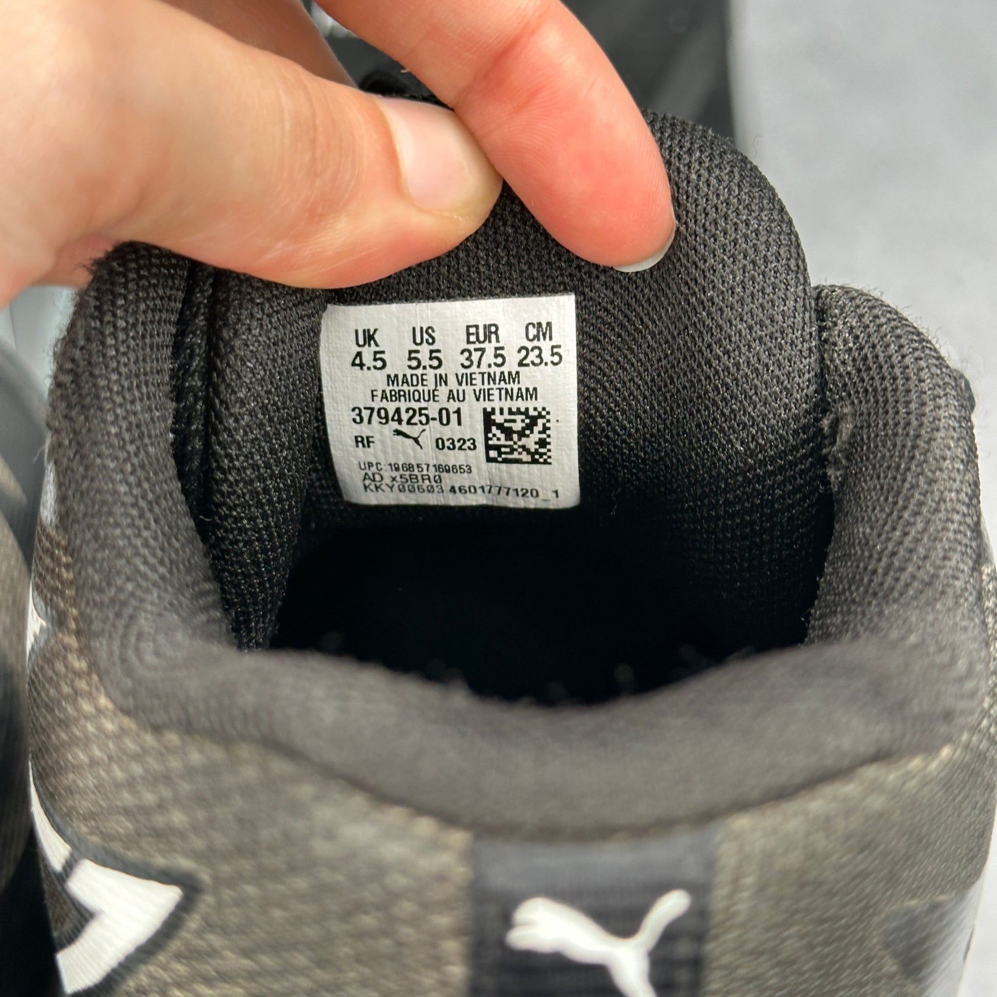 Puma LaMelo Ball MB.02 Black White (GS) *pre - owned* SIZE 5.5Y - Kicks Collective PA - Puma - 379425 - 01 - Men's Shoes - 5.5M/7W - Pre - Owned