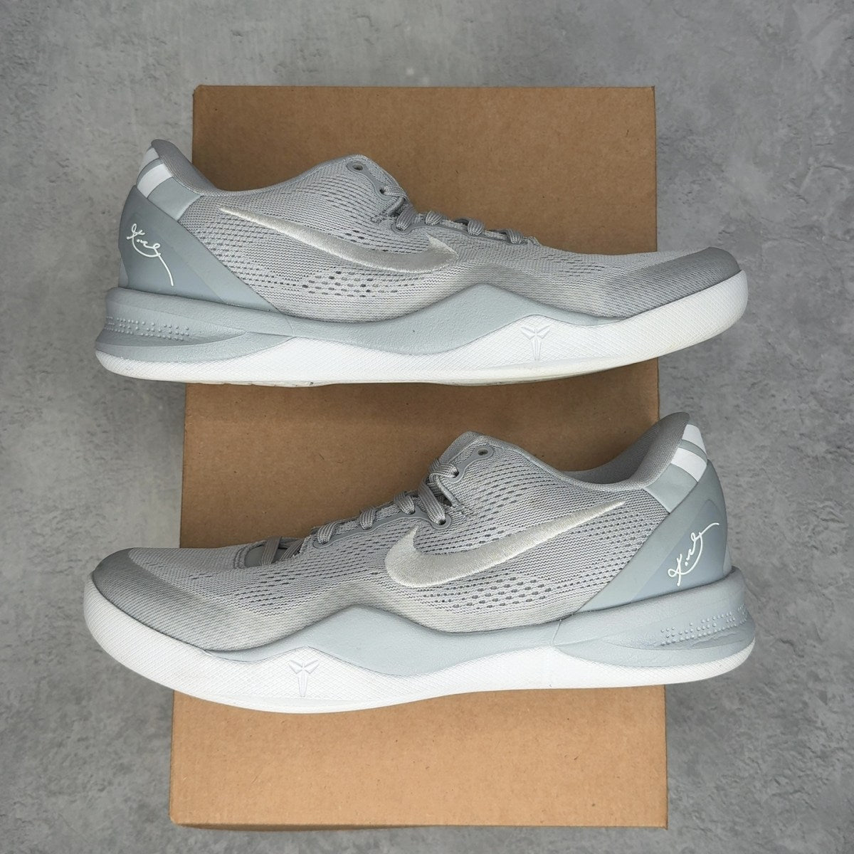 Nike Kobe 8 Protro Wolf Grey 8 (Pre-Owned) - Image 1