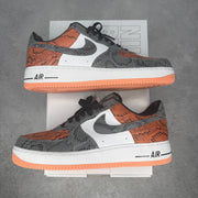 Nike Air Force 1 Nike By You Snakeskin Orange Black