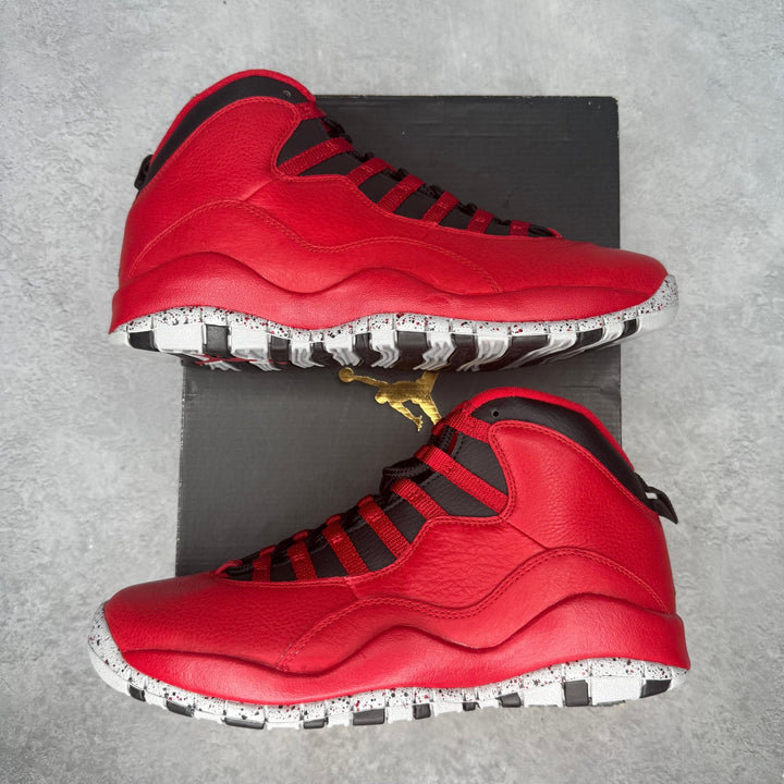Jordan 10 Retro Bulls Over Broadway - Kicks Collective PA - Jordan - 705178-601 - Men's Shoes - 9.5M/11W - Brand New