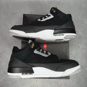 Jordan 3 Retro Tinker Black Cement Gold *pre-owned* SIZE 15