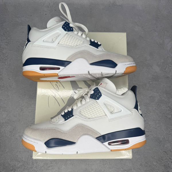 Jordan 4 Retro SB Navy *pre - owned* SIZE 8 - Kicks Collective PA - Jordan - DR5415-100 - Men's Shoes - 8M/9.5W - Pre - Owned