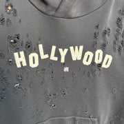 Amiri Hollywood Shotgun Hoodie Black *pre-owned* SIZE M