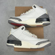 Jordan 3 Retro White Cement Reimagined 9.5 (Pre-Owned) - back