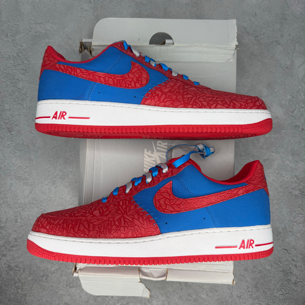 Nike Air Force 1 Low Photo Blue Hyper Red