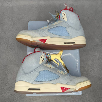 Jordan 5 Retro Trophy Room Ice Blue *yellowed* - Kicks Collective PA - Jordan - CI1899-400 - Men's Shoes - 12M/13.5W - Brand New - Original Box (Damaged)