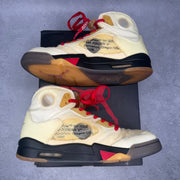 Jordan 5 Retro Off-White Sail *pre-owned* SIZE 12