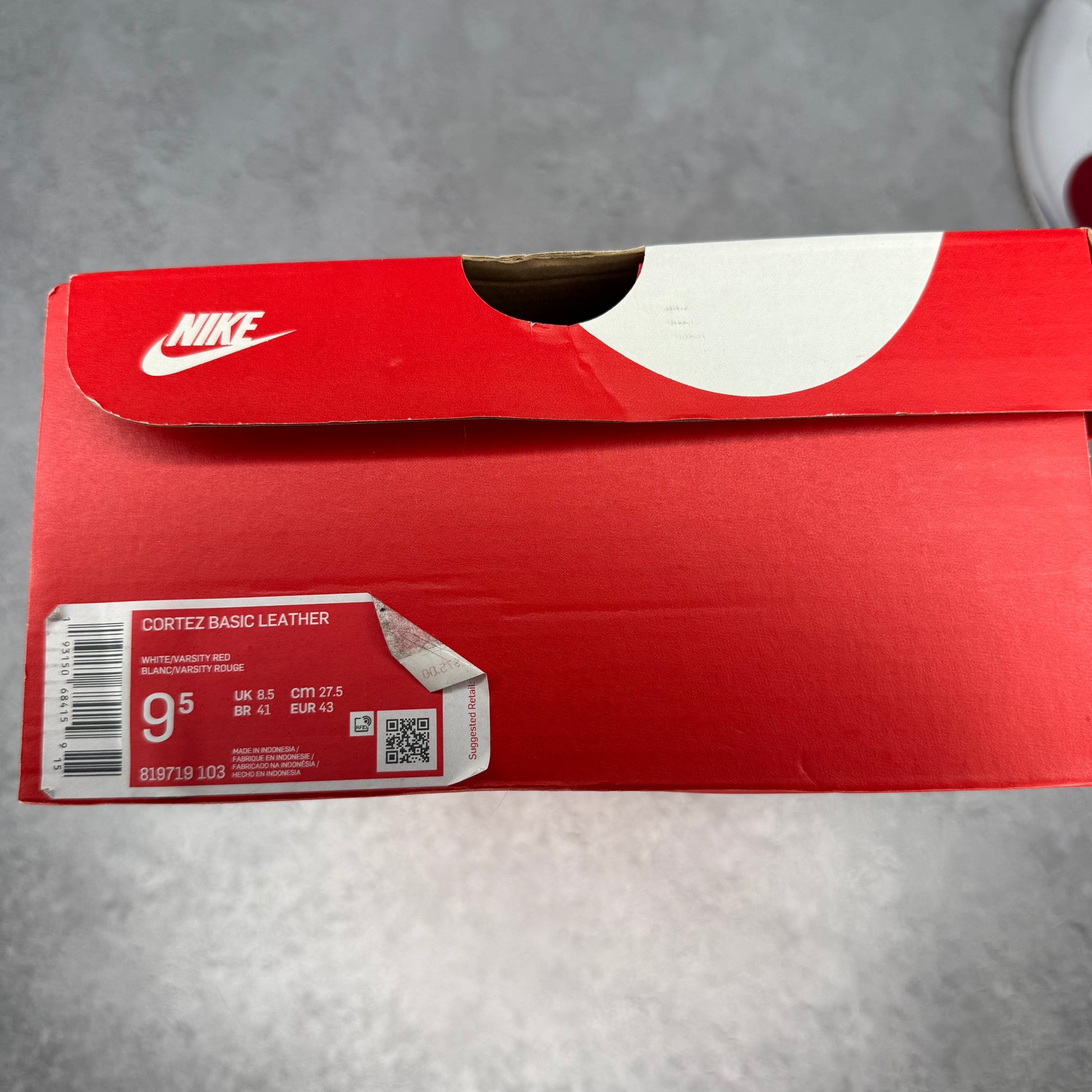 Nike Cortez Basic Forrest Gump (2019) *pre-owned* SIZE 9.5