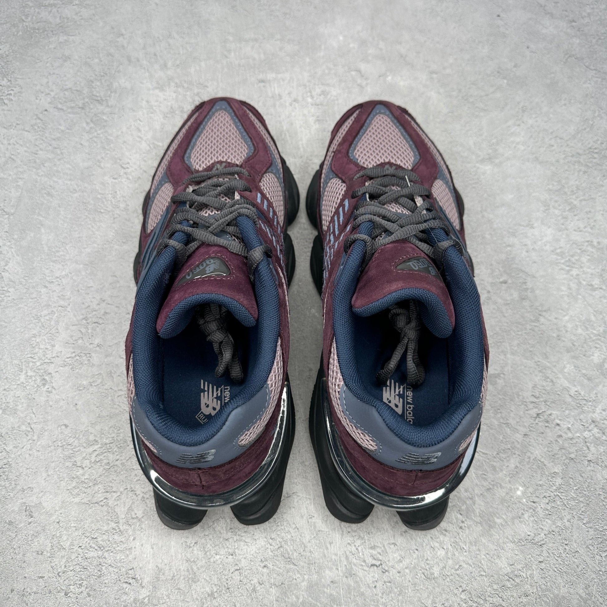 New Balance 9060 Plum Brown Ice Wine *pre - owned* SIZE 7.5 - Kicks Collective PA - New Balance - U9060RFC - Men's Shoes - 7.5M/9W - Pre - Owned - No Box