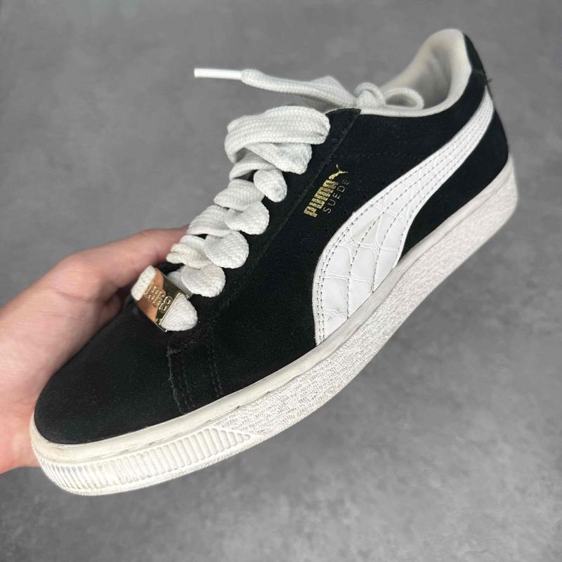 Puma Suede Classic XXI Black White - Kicks Collective PA - Puma - U5LXR2YYI - Kid's Shoes - 7M/8.5W - Pre - Owned - No Box
