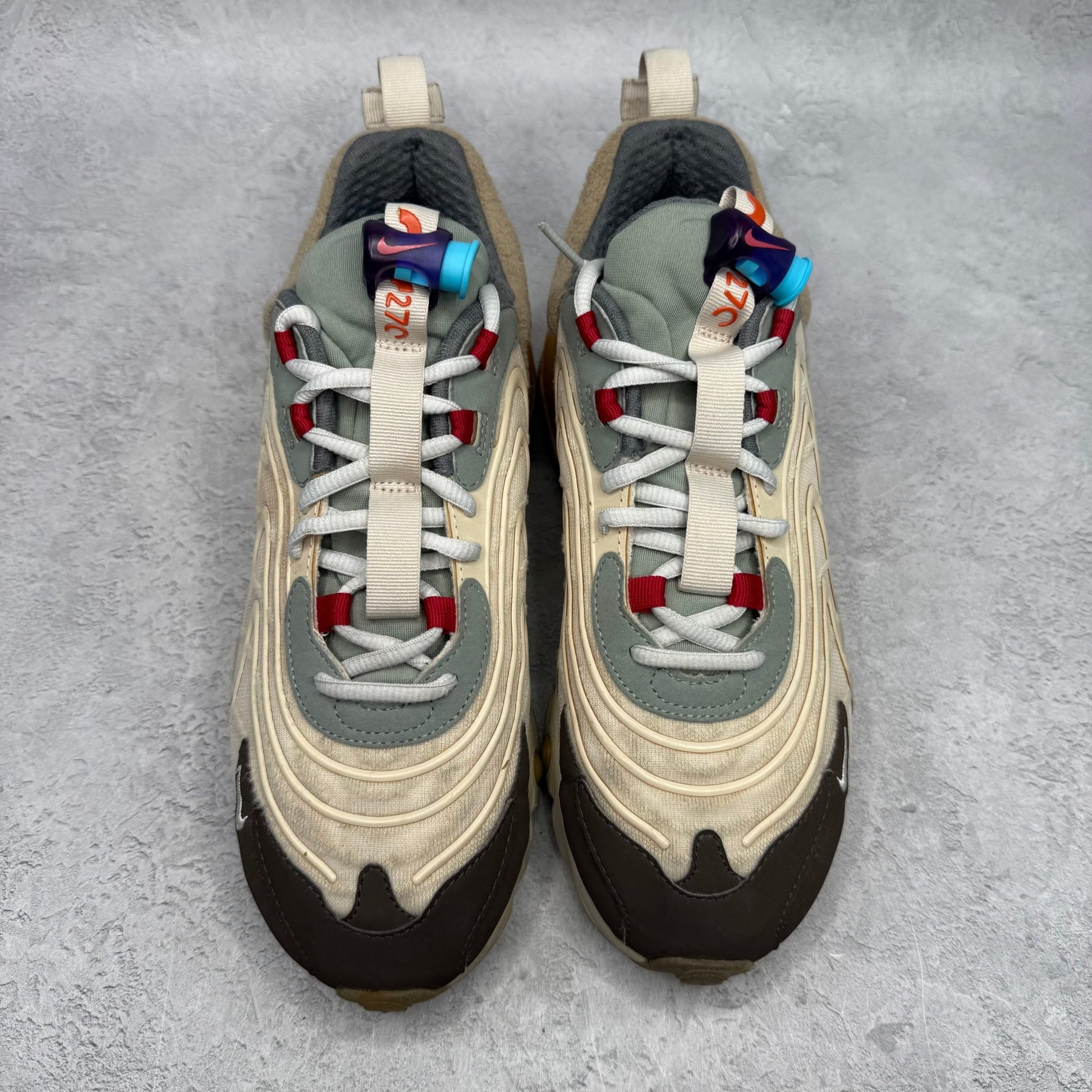 Nike Air Max 270 React ENG Travis Scott Cactus Trails *pre - owned* SIZE 8 - Kicks Collective PA - Nike - CT2864-200 - Men's Shoes - 8M/9.5W - Pre - Owned - No Box