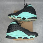 Jordan 13 Retro Black Island Green 12 (Pre-Owned) - Image 2