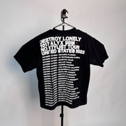 Destroy Lonely x Alyx Concert Tee Black *pre-owned* SIZE M - Kicks Collective PA - Destroy Lonely - destroy lonely - Apparel - M - Pre-Owned - No Box