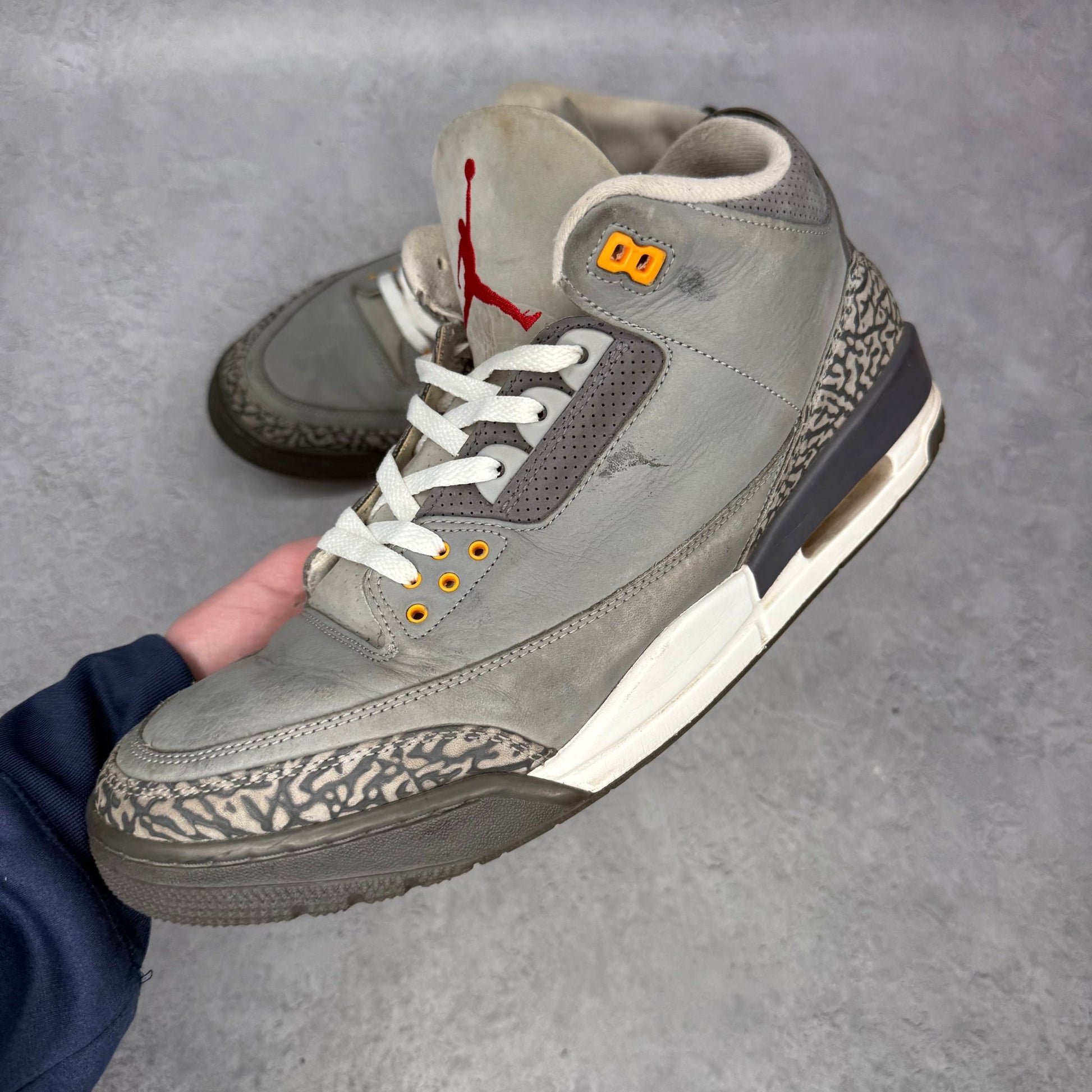 Jordan 3 Retro Cool Grey (2021) *pre - owned* SIZE 13 - Kicks Collective PA - Jordan - CT8532-012 - Men's Shoes - 13M/14.5W - Pre - Owned - No Box