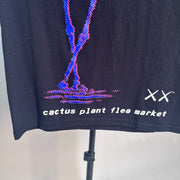 KAWS x Cactus Plant Flea Market T-shirt Black *pre-owned* SIZE M