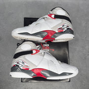 Jordan 8 Retro White True Red (2025) *pre-owned* SIZE 11.5