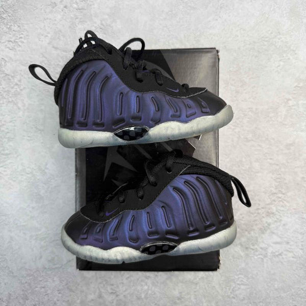 Nike Little Posite One Eggplant (2024) (TD) *pre-owned* SIZE 5C