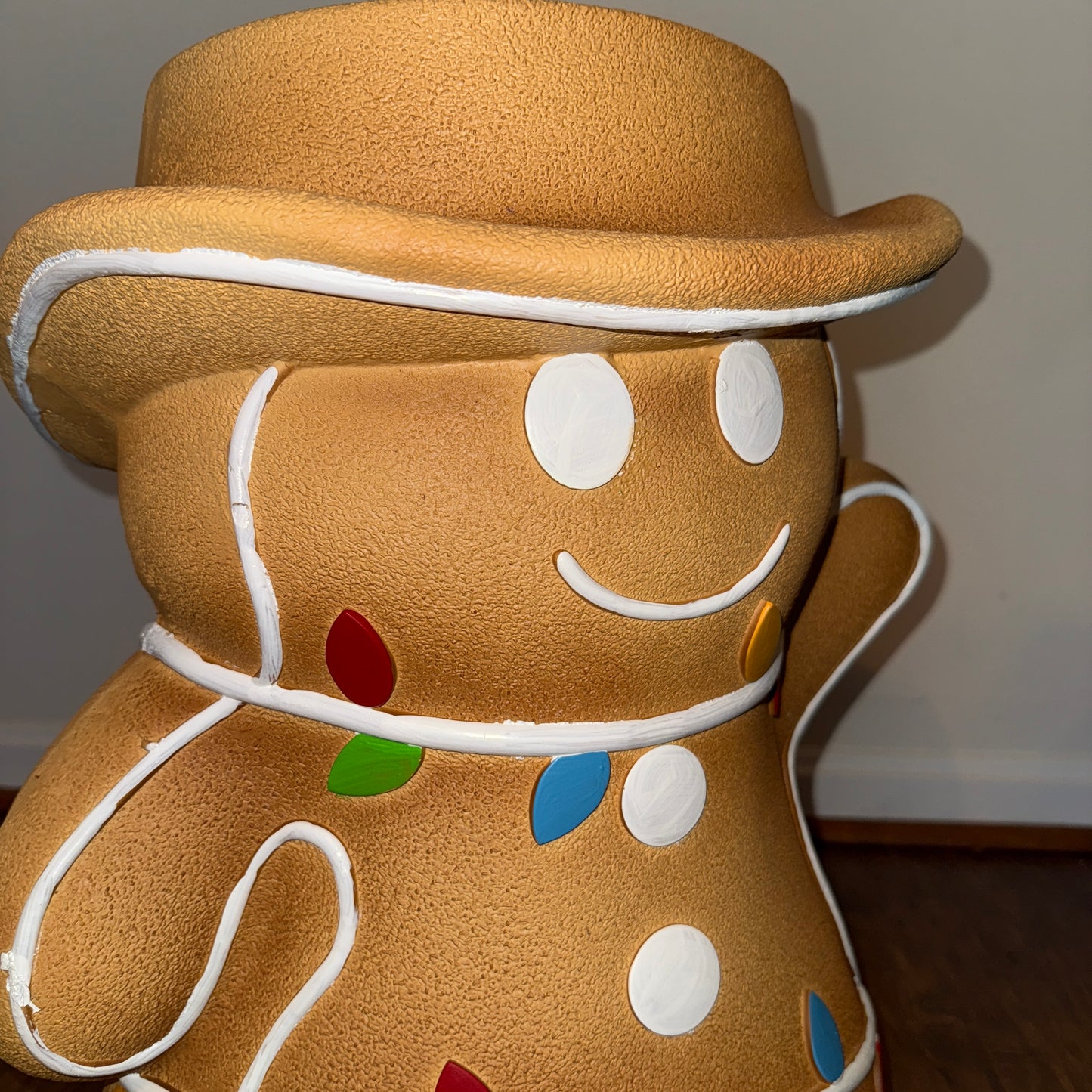 TikTok Viral Christmas Cowboy Gingerbread Man Food Stool (DELIVERY ONLY)