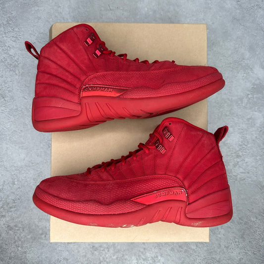 Jordan 12 Retro Gym Red (2018) *pre - owned* SIZE 8 - Kicks Collective PA - Jordan - 130690-601 - Men's Shoes - 8M/9.5W - Pre - Owned - Replacement Box
