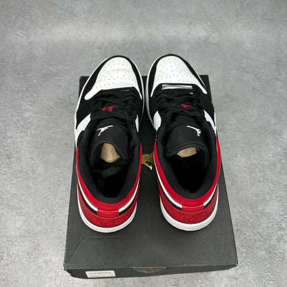 Jordan 1 Low Black Toe (2019) *pre - owned* SIZE 9.5 - Kicks Collective PA - Jordan - 553558-116 - Men's Shoes - 9.5M/11W - Pre - Owned