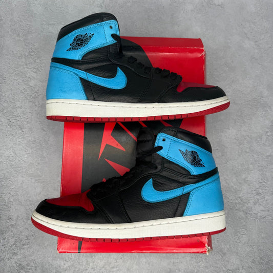 Jordan 1 Retro High NC to Chi (Women's) *pre - owned* SIZE 10W - Kicks Collective PA - Jordan - CD0461-046 - Women's Shoes - 8.5M/10W - Pre - Owned - Original Box (Damaged)