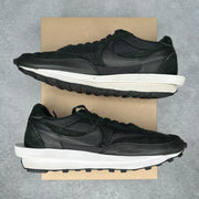 Nike LD Waffle sacai Black Nylon *pre-owned* SIZE 12