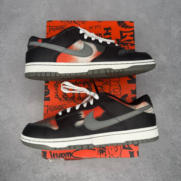 Nike Dunk Low Graffiti Black Red *pre - owned* SIZE 10.5 - Kicks Collective PA - Nike - DM0108-001 - Men's Shoes - 10.5M/12W - Pre - Owned