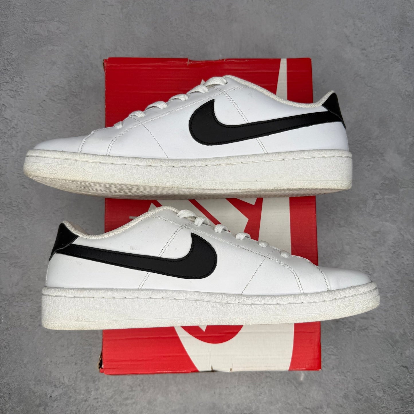 Nike Court Royale 2 Low White Black *pre - owned* SIZE 11.5 - Kicks Collective PA - Nike - CQ9246-100 - Men's Shoes - 11.5M/13W - Pre - Owned