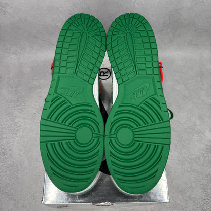 Nike Dunk Low Off-White Pine Green VNDS *pre-owned* SIZE 13